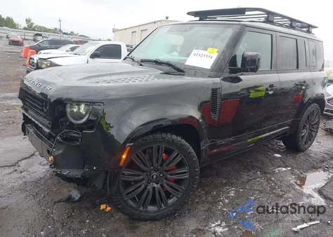 2020 Land Rover Defender 110 X из США, поврежденный, VIN SALEXEEU9L2030559